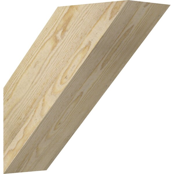 Ekena Millwork 6"W x 16"D x 16"H Traditional Rough Sawn Knee Brace, Douglas Fir BRC06X16X16TRA00RDF - main